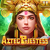 Aztec Priestess slot icon with tribal theme