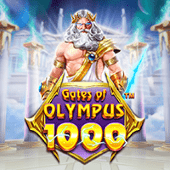 Gates of Olympus 1000 slot icon with lightning Zeus theme
